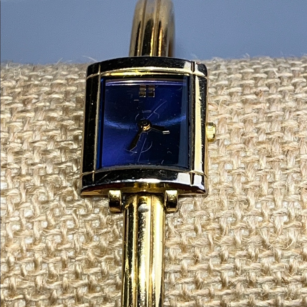 Yves Saint Laurent Watch 5920-H12115 Gold Stainless Steel Quartz Premium READ - Picture 3 of 11